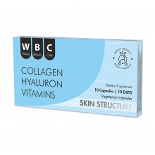 Д-Р ВОЛКЕ WBC КОЖНА СТРУКТУРА х10 /SKIN STRUCTURE/ с колаген,хиалурон и витамини