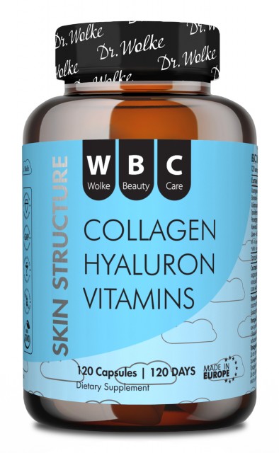 Д-Р ВОЛКЕ WBC КОЖНА СТРУКТУРА х120 /SKIN STRUCTURE/ с колаген,хиалурон и витамини
