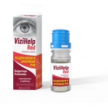 ВИЗИХЕЛП/VIZIHELP RED КАПКИ за зачервени и раздразнени очи   10мл   NATUR PRODUKT/НАТУР ПРОДУКТ