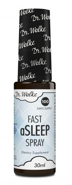 Wolke Fast aSleep спрей с мелатонин и валериана при безсъние - за здрав сън  (100 дози)